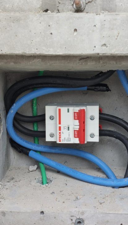 Registro de obra elétrica Tom Eletricista 03